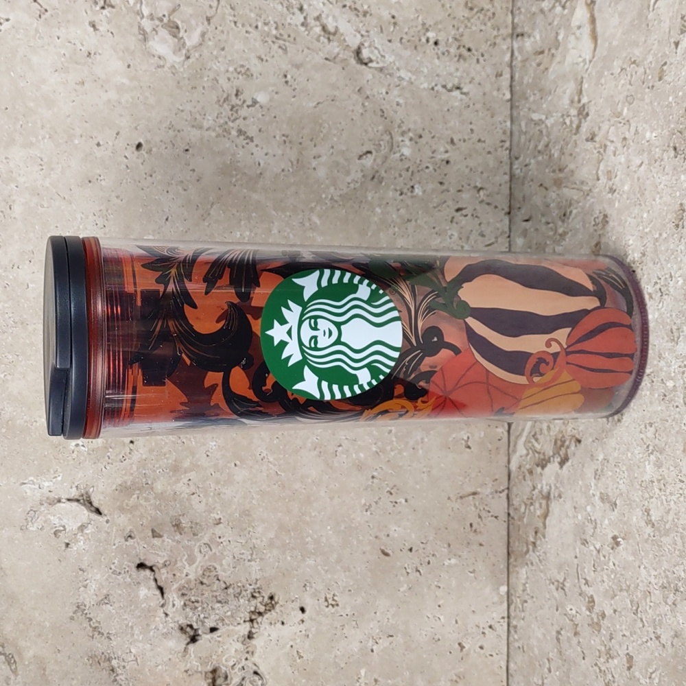 Starbucks 2021 Halloween Pumpkins 16oz Acrylic Tumbler w/Lid
